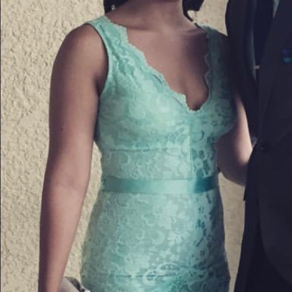 Aquamarine formal gown